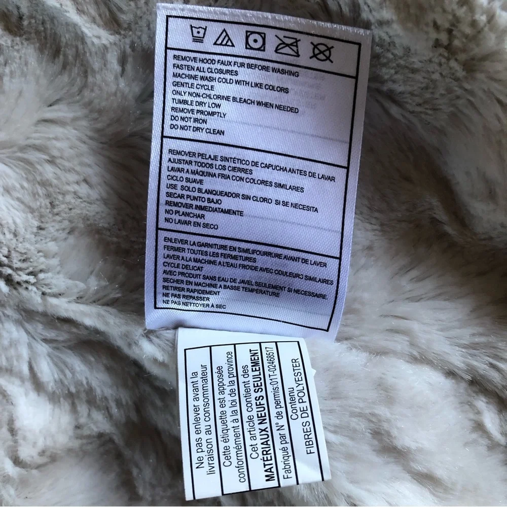 Bebe Sport - Hooded Anorak Parka Puffer Jacket w/Removable Faux Fur Trim - Picture 9 of 16